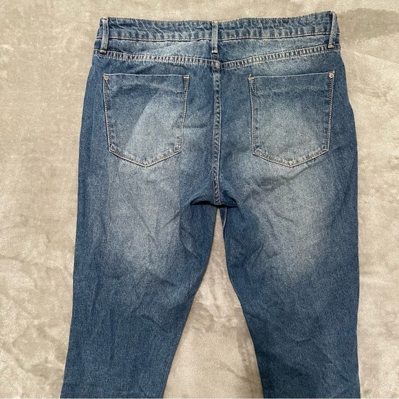 Justfab Distressed Jeans Size 30 - Picture 4 of 9